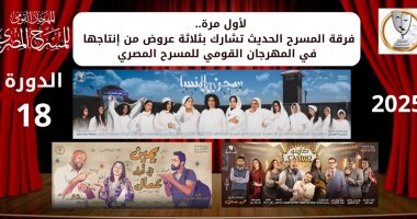 فرقة المسرح الحديث تشارك بثلاثة عروض من إنتاجها فى المهرجان القومى للمسرح المصرى فرقة المسرح الحديث