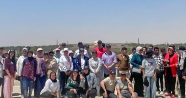 وفد طلابى من ذوى الهمم بجامعة طنطا يزور العاصمة الإدارية الجديدة