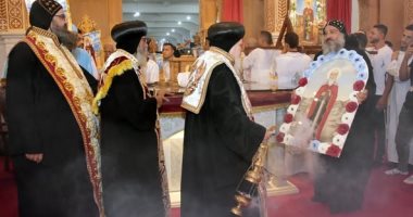 بمناسبة عيده.. احتفالات بدير القديس الأنبا شنودة رئيس المتوحدين فى سوهاج دير القديس الأنبا شنودة رئيس المتوحدين