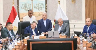 "الزملوط "و"الشوربجي" يبحثان جهود التعاون وتنمية المشروعات بالوادى الجديد