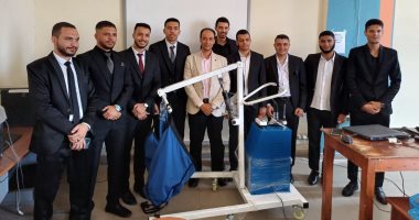 طلاب ميكانيكا قوى بالإسكندرية يصممون رافعة طبية تسهل نقل المرضى.. صور - اليوم السابع