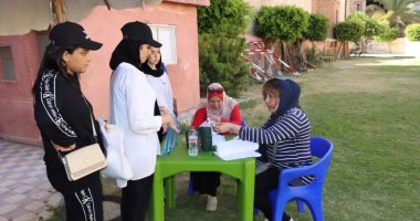 عميد كلية التربية الرياضية بنات بجامعة الإسكندرية تتفقد اختبارات القدرات