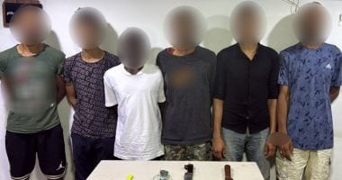 ضبط المتهمين بالتشاجر فى الجيزة بسبب جمع الخردة.. فيديو المتهمين بالتشاجر في الجيزة