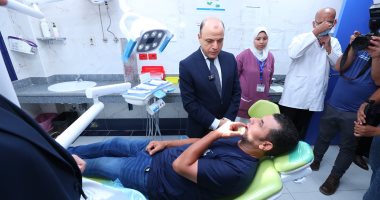 محافظ كفرالشيخ يدشن حملة 100يوم صحة من قرية إسحاقة