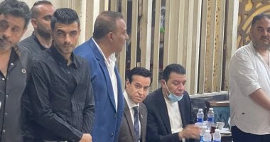 وفد من نقابة الموسيقيين برئاسة مصطفى كامل فى عزاء محمد عواد عزاء محمد عواد