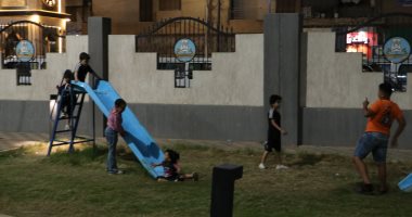 حديقة الخالدين بكفر الشيخ مقصد المئات من الأهالي فى الصيف.. فيديو وصور