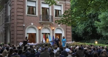 سفارة مصر فى بروكسل تحتفى بذكري ثورة 23 يوليو بحضور قيادات الاتحاد الأوروبى جانب من احتفال السفارة المصرية ببروكسل بذكرى ثورة 23 يوليو