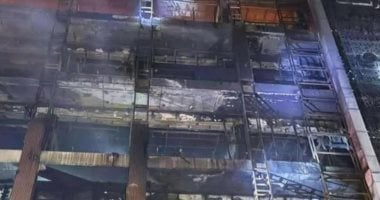 مصرع 50 شخصا إثر حريق هايبر ماركت فى الكوت شرق العراق.. فيديو حريق هايبر ماركت فى الكوت