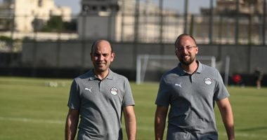 ودية الكويت تشهد تنصيب أبو عبلة طبيبا لمنتخب الشباب دكتور أحمد أبو عبلة من تدريبات منتخب الشباب