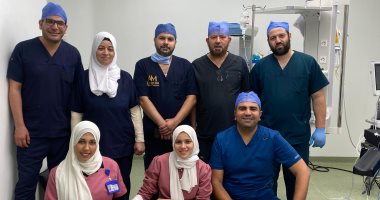 عمره يوم واحد.. إنقاذ حياة طفل يعانى انسداد بالإثنى عشر فى مستشفى القناطر