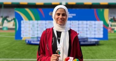 هنا هشام تفوز ببرونزية الوثب العالي في بطولة أفريقيا لألعاب القوى بنيجيريا هنا هشام