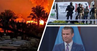 العالم هذا المساء.. 3 شهداء بينهم طفل فى قصف إسرائيلى على منزل ومدرسة يؤويان نازحين شمال غزة.. مصرع 3 أشخاص فى حادث داخل مركز تدريب شرطى بلوس أنجلوس.. وزير الدفاع الأمريكى: دمرنا مواقع إيران النووية الثلاثة