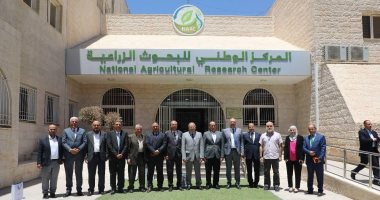 وفد زراعى مصرى رفيع المستوى يزور المركز الوطنى للبحوث الزراعية بالأردن