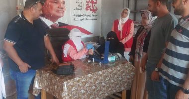 استمرار فعاليات مبادرة "100 يوم صحة" بالوادى الجديد وإقبال متزايد من المواطنين