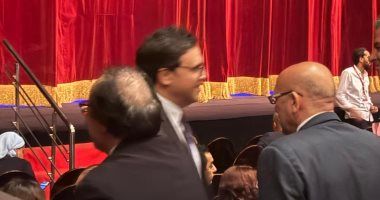 وزير الثقافة وأحمد المسلمانى وأنوشكا على السجادة الحمراء للمهرجان القومى للمسرح جانب من فعاليات المهرجان القومي للمسرح المصري