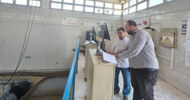 رئيس مياه المنوفية يتفقد محطات شبين الكوم ويشدد على الصيانة الدورية