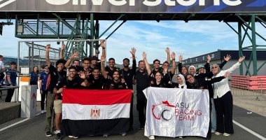 فوز عالمي لفريق سباقات جامعة عين شمس في مسابقة فورمولا الطلاب بالمملكة المتحدة فوز عالمي لفريق سباقات جامعة عين شمس