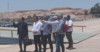 لجنة من قطاع النقل البحري تتفقد ميناء شرم الشيخ