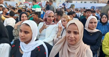تواجد مكثف للسيدات في المؤتمر الجماهيري لحزب مستقبل وطن بالشرقية