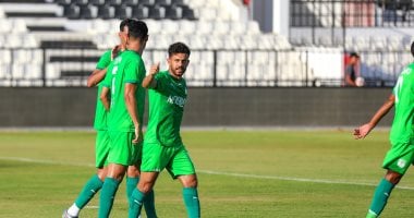 عمرو سعداوي بعد تسجيل هدف المصري في الصفاقسي