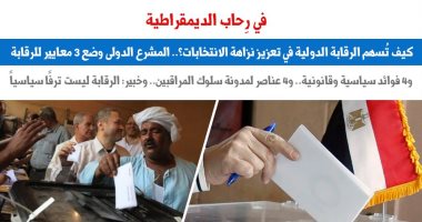 فى رِحاب الديمقراطية.. الرقابة الدولية تعزز نزاهة الانتخابات.. برلماني