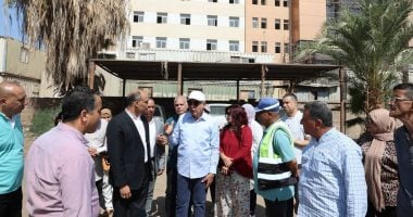 محافظ المنيا يتفقد أعمال توسعة مستشفى أبوقرقاص الجديد 