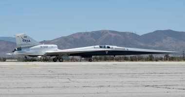 طائرة ناسا الأسرع من الصوت X-59 تنطلق فى أول اختبار قيادة لها طائرة ناسا الأسرع من الصوت X-59
