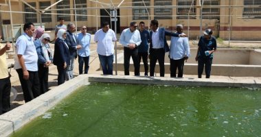 محافظ السويس يتفقد المعهد القومى لعلوم البحار 