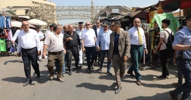 محافظ القاهرة يتفقد ميدان رمسيس ويوجه بمنع الانتظار الخاطىء.. صور محافظ القاهرة يتفقد ميدان رمسيس