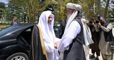 نائب رئيس الوزراء الأفغانى يقيم مأدبة غداء احتفاء بأمين عام رابطة العالم الإسلامى نائب رئيس الوزراء الأفغاني يستقبل أمين عام رابطة العالم الإسلامي