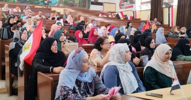 جانب من حضور ندوه الهيئة العامة للإستعلامات بالدقهلية