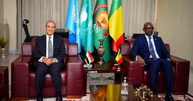 وزير الخارجية يناقش سبل تعزيز العلاقات الثنائية مع وزير خارجية مالى فى باماكو بدر عبد العاطى وعبد الله ديوب