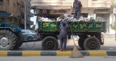 رفع 2002 طن من القمامة وتحرير 99 محضراً تمونياً متنوعاً بكفر الشيخ