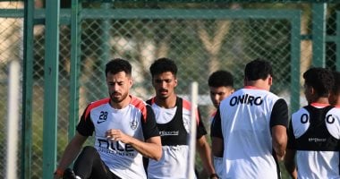 عودة عواد وتقسيمة فنية تشعل مران الزمالك بالعاصمة الإدارية.. صور مران الزمالك فى العاصمة الإدارية