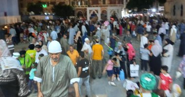 الليلة الختامية بمولد سيدى المرسى أبو العباس بالإسكندرية.. فيديو