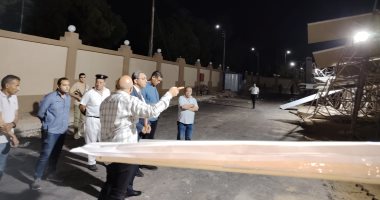 محافظ قنا يوجه بفتح تحقيق بعد سقوط مظلة موقف تحت الإنشاء