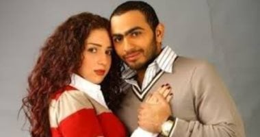 مى عز الدين وتامر حسني.. 20 سنة صداقة ورسائل دعم متبادلة فى كل مناسبة مي عز الدين وتامر حسني