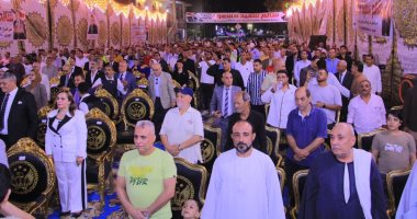  مؤتمر جماهيري حاشد لحزب المؤتمر فى المطرية لدعم مرشحي القاهرة بانتخابات "الشيوخ"