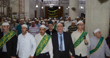الحامدية الشاذلية تحتفل بالليلة الختامية لمولد سيدى أبى العباس المرسى بالإسكندرية