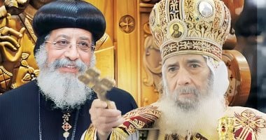 البابا تواضروس الثانى والبابا شنودة الثالث 