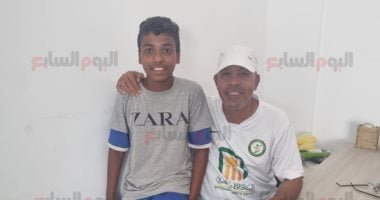الكابتن بدر رجب مع ناشئ القطار 