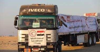 زاد العزة تنطلق وتدخل غزة.. دخول مئات الأطنان من المساعدات الإنسانية المصرية للقطاع عبر كرم أبو سالم.. تواصل الجهود المصرية لتخفيف الحصار المفروض على الفلسطينيين.. عشائر فلسطين: نشكر الرئيس السيسى على دعم شعبنا دخول مئات الأطنان من المساعدات الإنسانية المصرية للقطاع