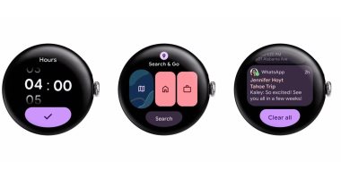 رسائل جوجل على نظام Wear OS تحصل على تحديث بصري جديد Wear OS