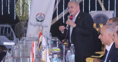 مؤتمر جماهيرى حاشد بقليوب لدعم مرشح حزب الجبهة الوطنية بانتخابات الشيوخ