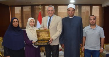 محافظ الغربية يرد الجميل لأسرة آلاء ثالث الجمهورية بالأزهر ويوفّر فرصة عمل لشقيقها