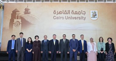رئيس جامعة القاهرة يستقبل وفد الجمعية الصينية للتعليم العالى لبحث التعاون رئيس جامعة القاهرة مع وفدًا رفيع المستوى من الجمعية الصينية للتعليم العالي