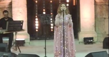 ميادة الحناوى تتألق فى حفلها بمهرجان جرش وتطرب جمهور الأردن ميادة الحناوى