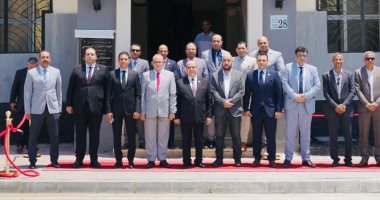 افتتاح مجمع التوثيق والشهر العقارى بمدينة المنصورة الجديدة