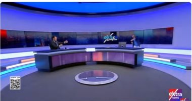 محمود السعيد يستقبل الفنان أحمد نبيل بـ"ستوديو إكسترا" بطريقة فن "البانتومايم"