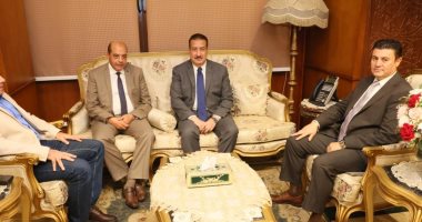 محافظ المنوفية يقدم التهنئة لمدير أمن المنوفية الجديد